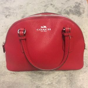 Coach Peyton Signature Mini Domed Crossbody